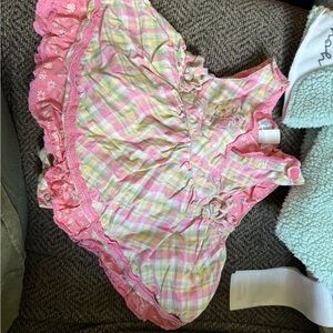 Vintage The Children's Place Pink Plaid Casual Dress